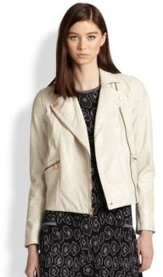 Marc by Marc Jacobs Avery Leather Motorcycle Jacket