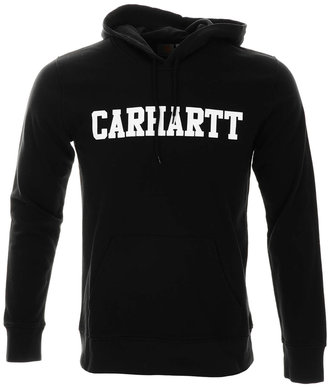 Carhartt Hooded College Sweatshirt Jumper Black