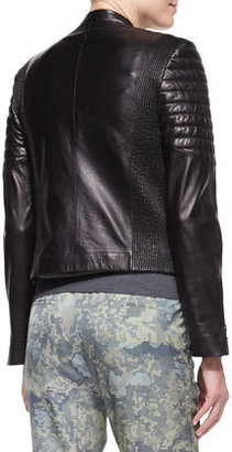 J Brand Ready to Wear Crista Leather Moto Jacket