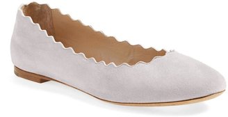 Chloé 'Lauren' Scalloped Ballet Flat