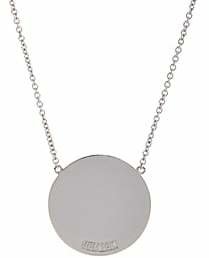 Jennifer Meyer Women's Initial Pendant Necklace - Silver