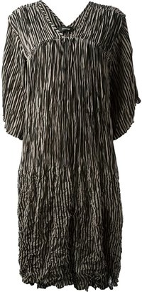 Zucca striped pleated dress