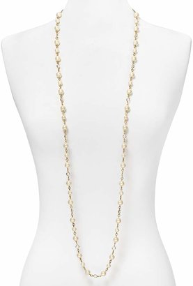 Carolee Faux-Pearl And Crystal Long Necklace, 48