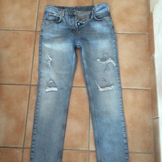 Sandro Blue Cotton Jeans