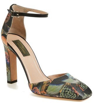 Valentino 'Butterfly' Ankle Strap Pump (Women)