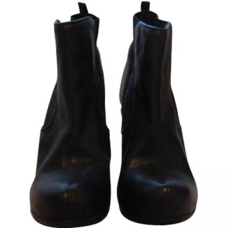 AllSaints Black Leather Ankle boots