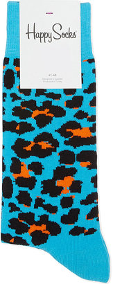 Happy Socks Leopard Print Socks - for Men