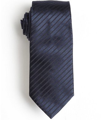 Armani 746 Armani navy and black striped silk tie