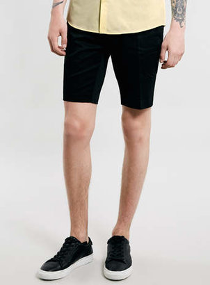 Topman Black Long Tailored Shorts