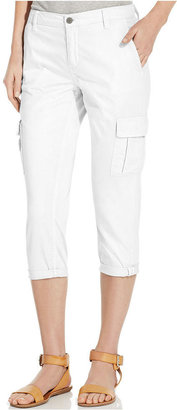 Calvin Klein Jeans Skinny-Leg Cropped Cargo Pants