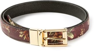 Dolce & Gabbana floral print belt