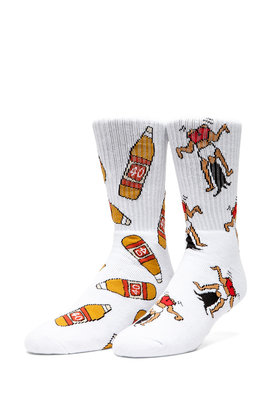 40's & Shorties 40's Original Socks in White, Twerk Original Socks