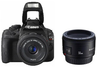 Canon EOS Rebel SL1 with EF 50mm f/1.8 II Lens Kit