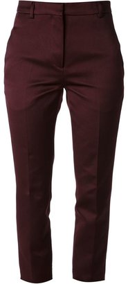 Rochas cropped slim fit trousers