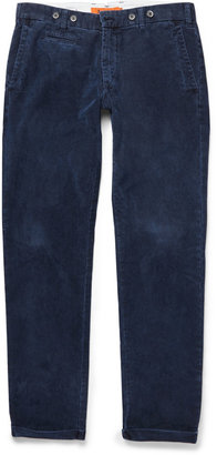 Barena Slim-Fit Indigo-Dyed Trousers