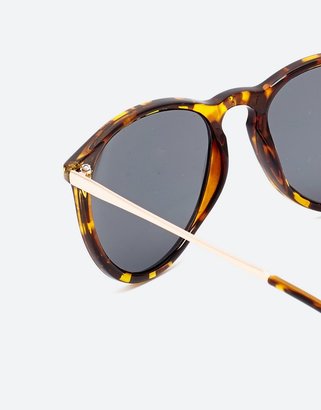 ASOS COLLECTION Retro Sunglasses With Thin Frame