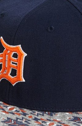 American Needle 'Detroit Tigers Print Bill' Baseball Cap
