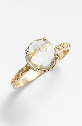 Suzanne Kalan Round Stone Filigree Ring