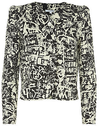 Carven Grafitti Print Jacket