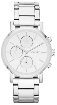 DKNY Ladies stainless steel round bracelet watch