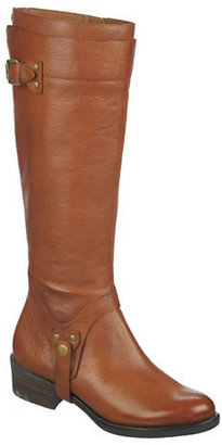 Franco Sarto Bevel Suede and Leather Boots