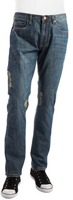 English Laundry Distressed Slim Fit Jeans