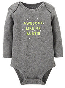 Carter's Baby Boys' "Awesome Like Auntie" Bodysuit
