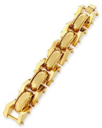 Lele Sadoughi 24k Gold-Plated Satellite Link Bracelet