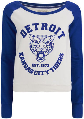 Brave Soul Women's Detroit Tigers Sweatshirt