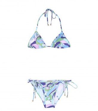 Emilio Pucci Beach Printed Triangle Bikini