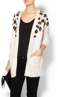 Search for Sanity Leopard Applique Cardigan