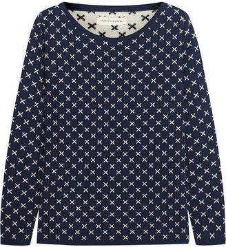 Chinti and Parker Crosses cotton sweater