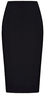 Jaeger Longline Pencil Skirt, Navy