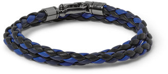 Tod's Woven-Leather Wrap Bracelet