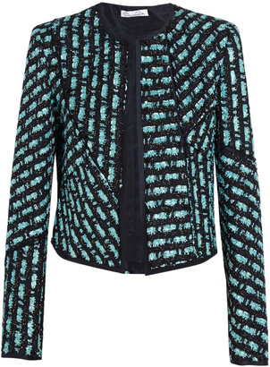 Oscar de la Renta Cotton-blend tweed jacket