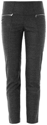 Les Chiffoniers Birdseye tweed cropped trousers