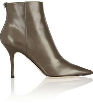 Jimmy Choo Amore polished-leather ankle boots