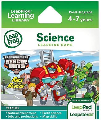 Leapfrog Explorer Learning Game: Transformers Rescue Bots