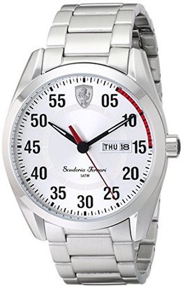 Ferrari Men's 0830178 D 50 Analog Display Quartz Silver Watch