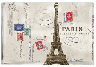 Fringe Eiffel" Tray, 12.25" x 8.5"