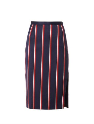 Altuzarra Faun striped pencil skirt