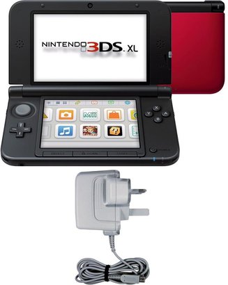 Nintendo 3DS XL Console with Adaptor