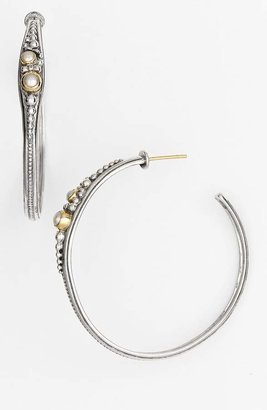 Konstantino 'Classics' Pearl Hoop Earrings