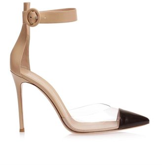 Gianvito Rossi Leather and PVC pumps