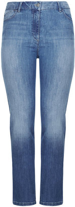 Marks and Spencer Plus Straight Leg Denim Jeans