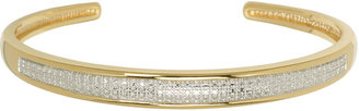JCPenney Bridge Jewelry Classic Treasures Two-Tone Diamond-Accent Cuff Bracelet