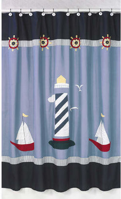 JoJo Designs Sweet Come Sail Away Cotton Shower Curtain