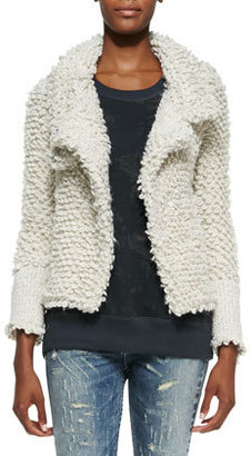 IRO Caty Looped-Knit Sweater Jacket