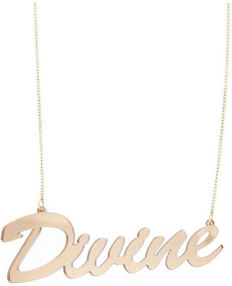 Tatty Devine Divine necklace gunmetal