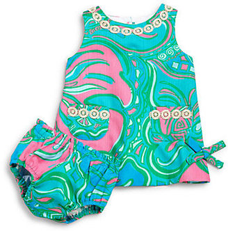 Lilly Pulitzer Infant's Little Lilly Lounge Shirt Dress & Bloomers